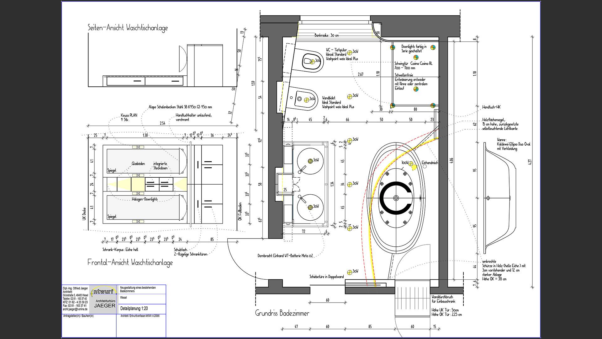 Auszug aus der Detailplanung