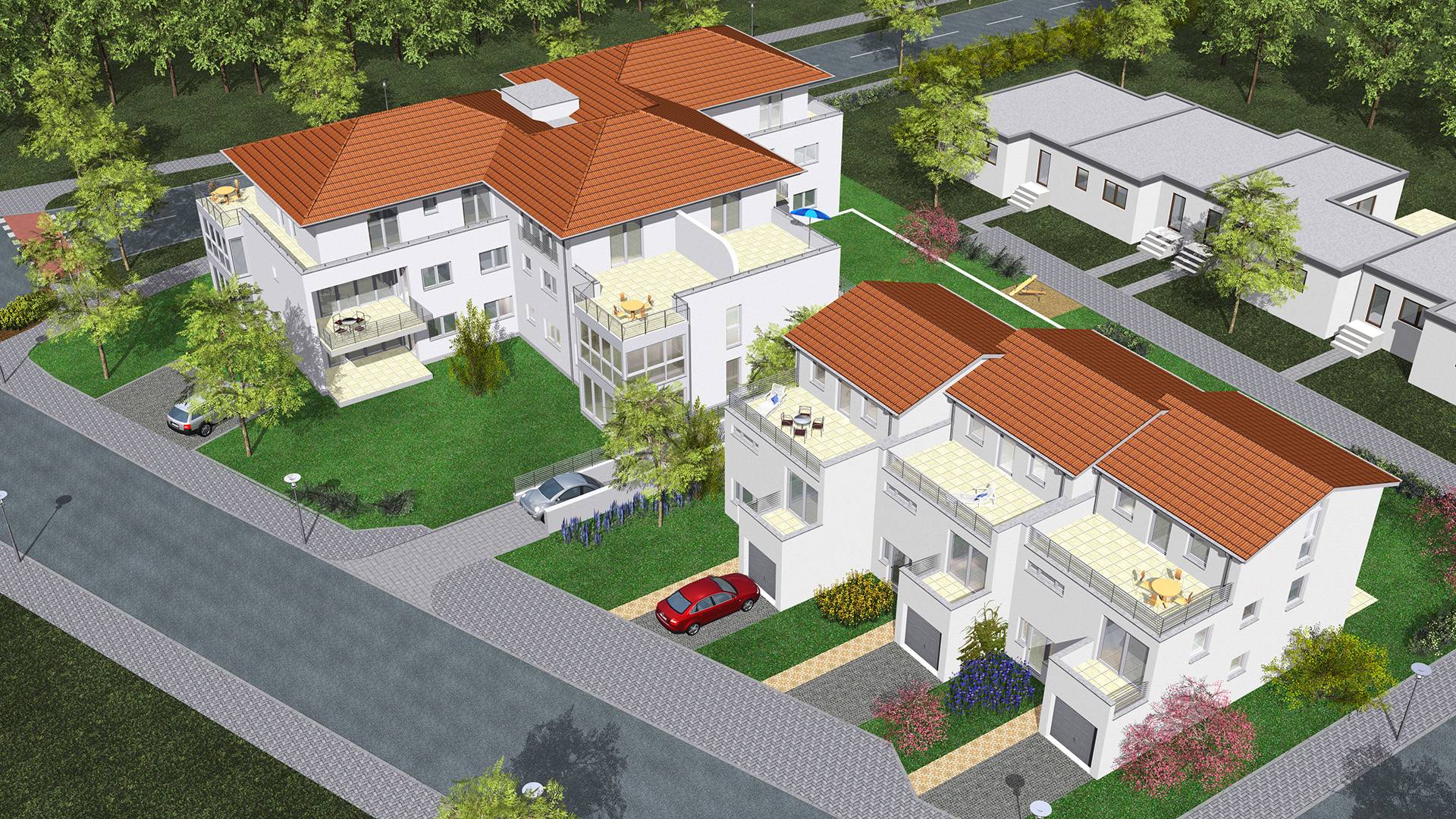 Visualisierung Vogelperspektive