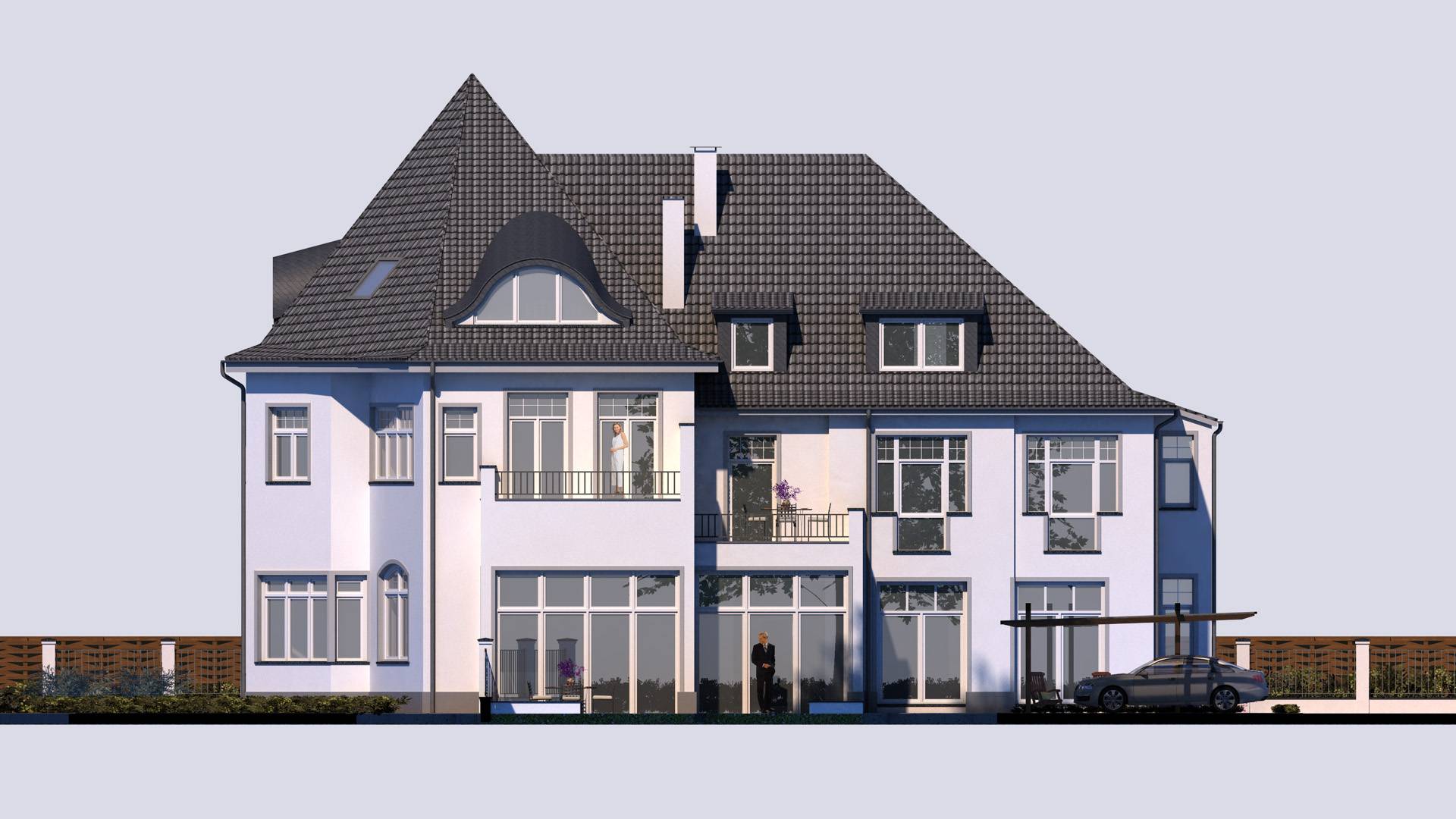 Visualisierung Südansicht