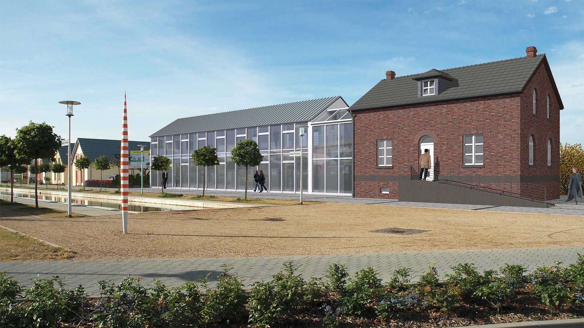 Visualisierung Brückenwärterhaus