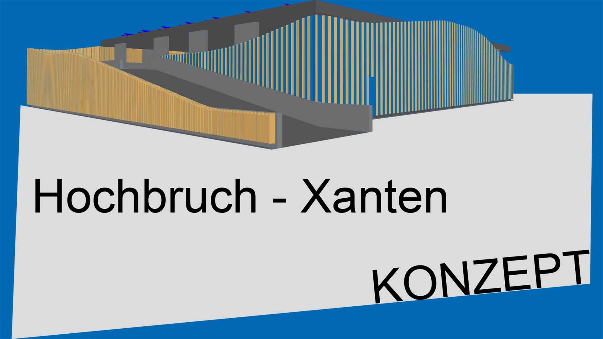 Konzept Hochbruch Xanten Wohnbebauung